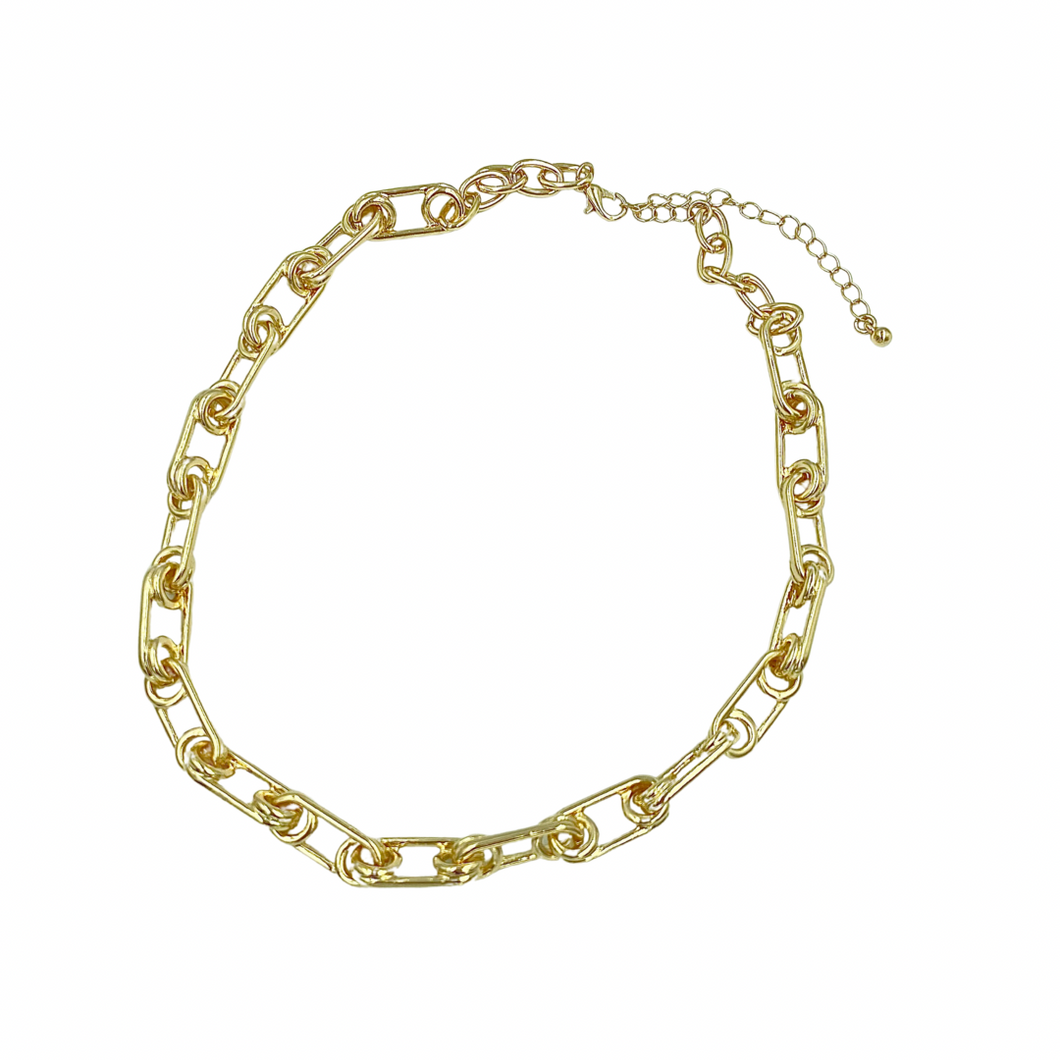 Alexis Chunky Link Gold Chain Necklace