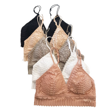 Load image into Gallery viewer, Everyday Padded Lace Bralette
